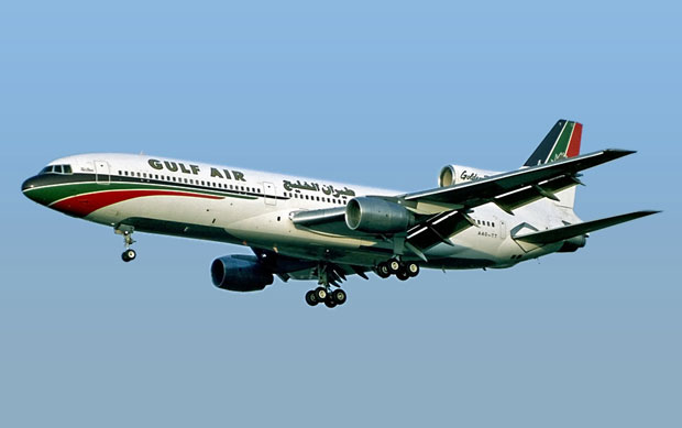 Lockheed L-1011 TriStar yang dioperasikan maskapai Gulf Air. (Foto: Wikipedia)