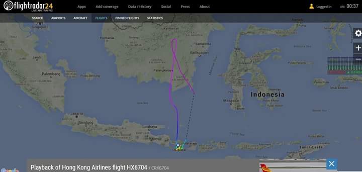 Dihantam Turbulensi Hebat, Hong Kong Air Putar Balik ke Ngurah Rai Bali